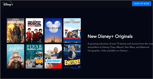 Disney  best movie streaming sites