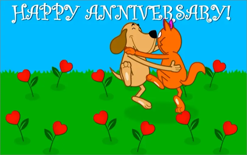 free funny animated anniversary ecards