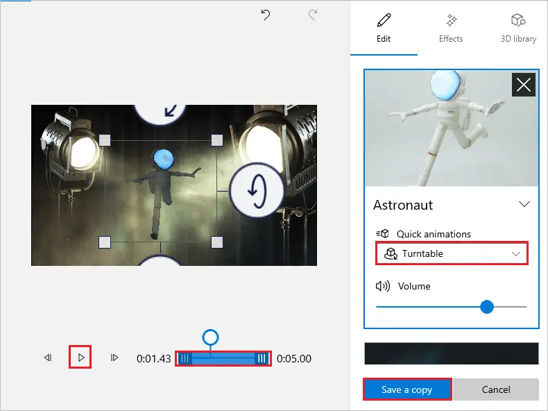 Edit the added library