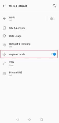 Enable Airplane mode to fix Android File transfer not working