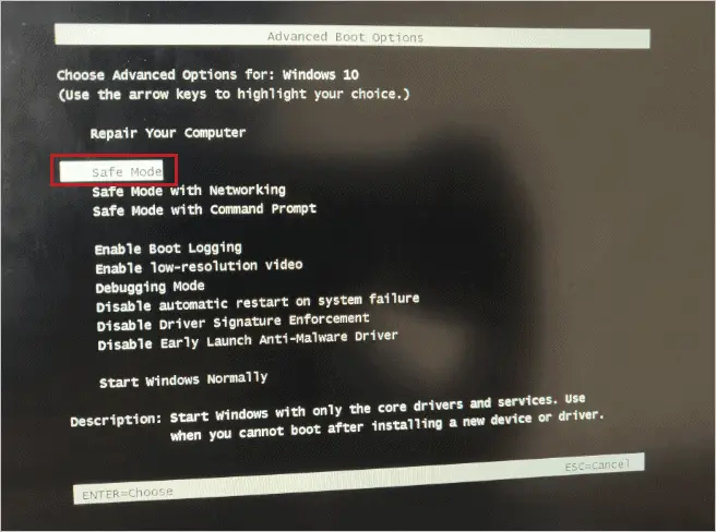 enter-safe-mode-windows-10