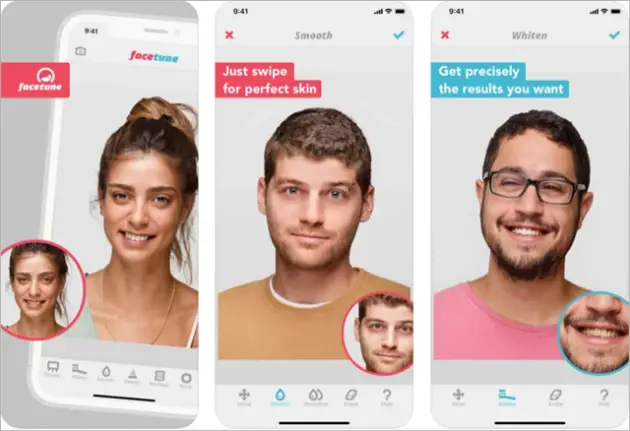 Facetune best selfie apps for iphone