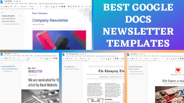 Top 7 Newsletter Templates In Google Docs For Easy Communication