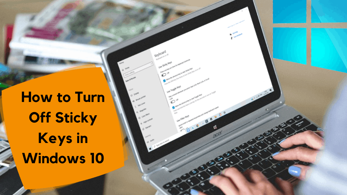The Sticky Keys make it easy to work on a keyboard, especially for users with disabilities. For some, Sticky Keys can be a beneficial feature introduc