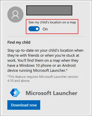 Find your child microsoft family safety