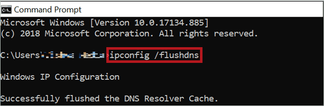 Flush DNS Cache to fix computer not showing up on network