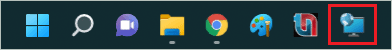 Folder pinned to the taskbar