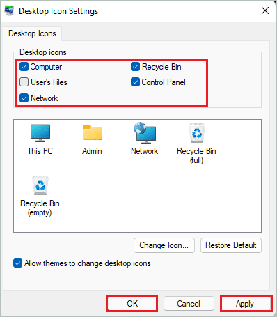 Add legacy icons to the Desktop