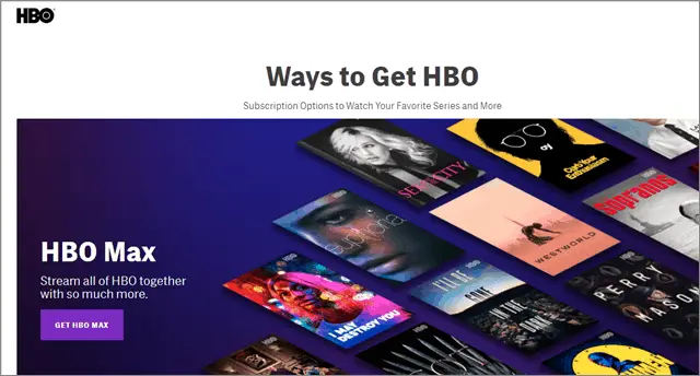 HBO  best movie streaming sites