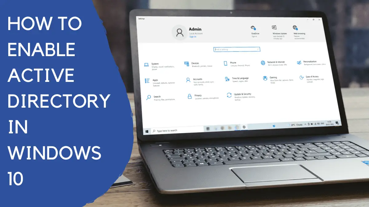 How To Enable Active Directory In Windows 10
