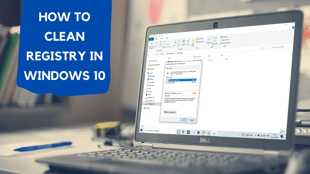 how to clean my registry windows 10
