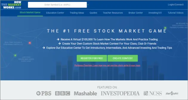 HowTheMarketWorks stock market game apps