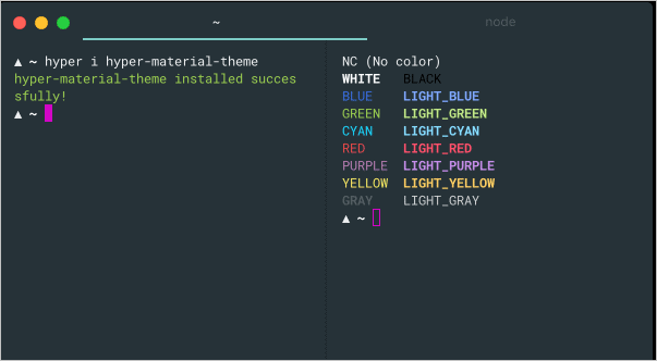 Hyper.is windows 10 terminal emulator