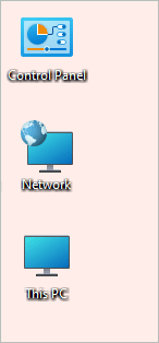 Icons appear on desktop