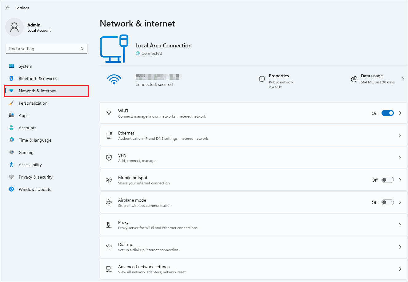 Network & internet 