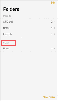 Notes App Folder