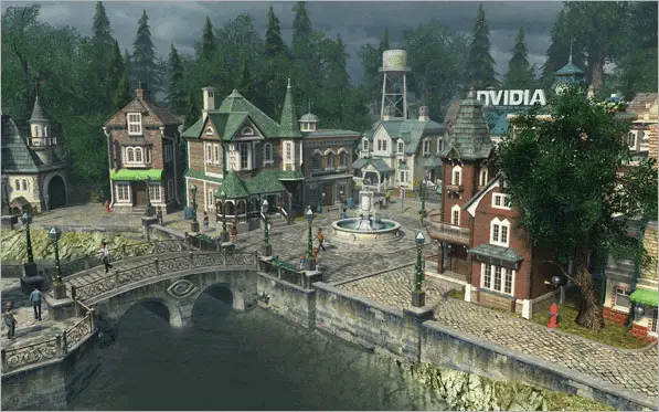 Nvidia Sun Village screensaver for windows