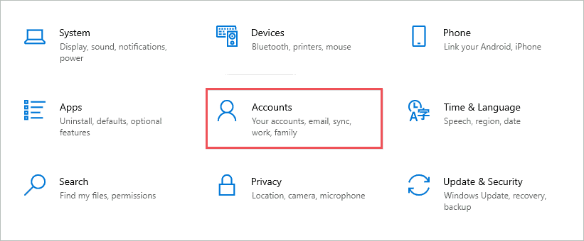 Open Accounts section