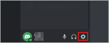 Click on the gear icon