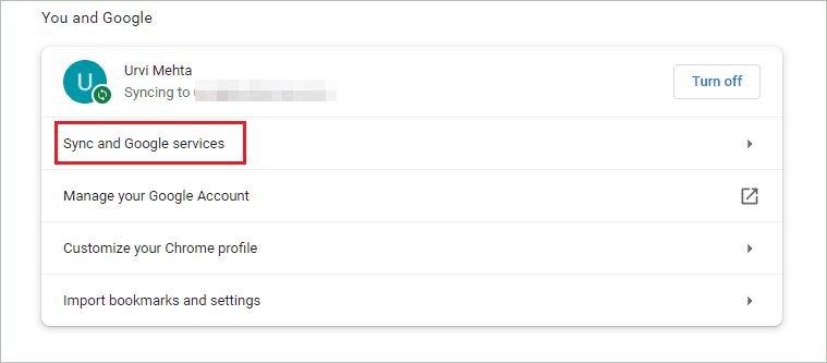Open Sync and Google services