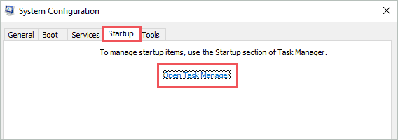 Open Task Manager to fix PFN List Corrupt in Windows 10