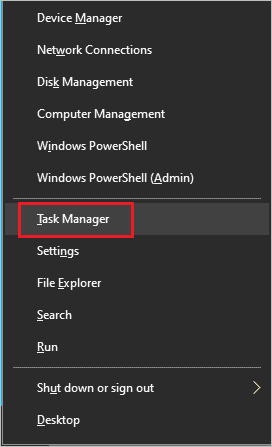 Open Task Manager