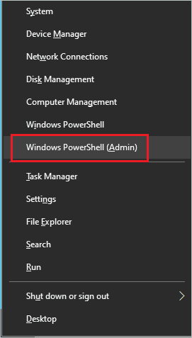 Open Windows PowerShell (Admin) for how to backup drivers