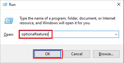 Open Windows Features