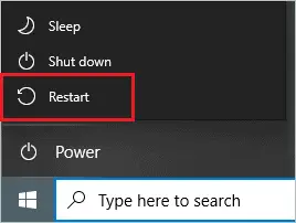 Restart your computer to fix driver power state failure