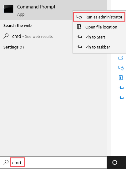 Launch Command Prompt as administrator to fix discord installation has failed