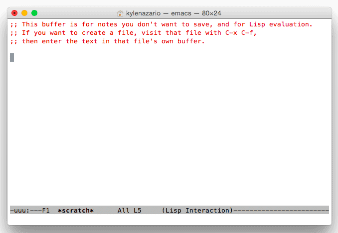 basic-start-screen-emacs