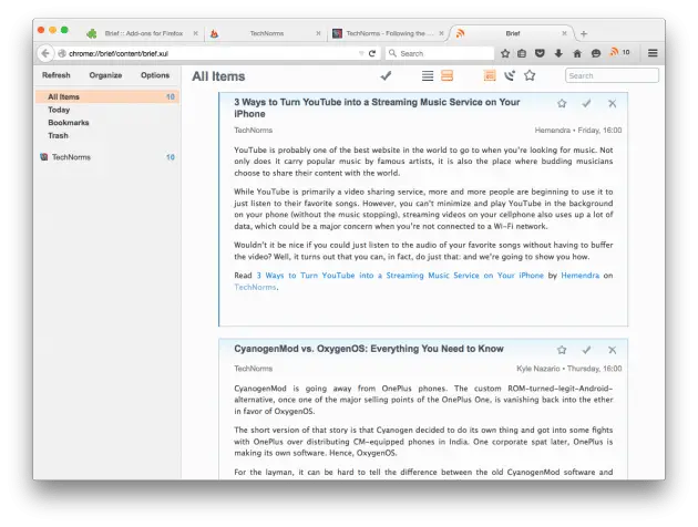 rss feed safari brief-operates-solo-tab