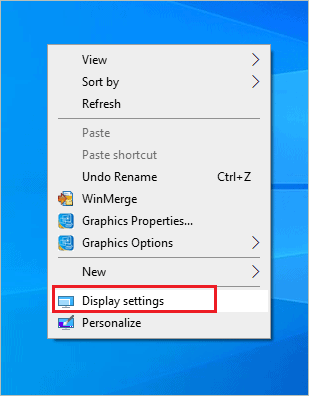 Open Display settings for how to change primary monitor