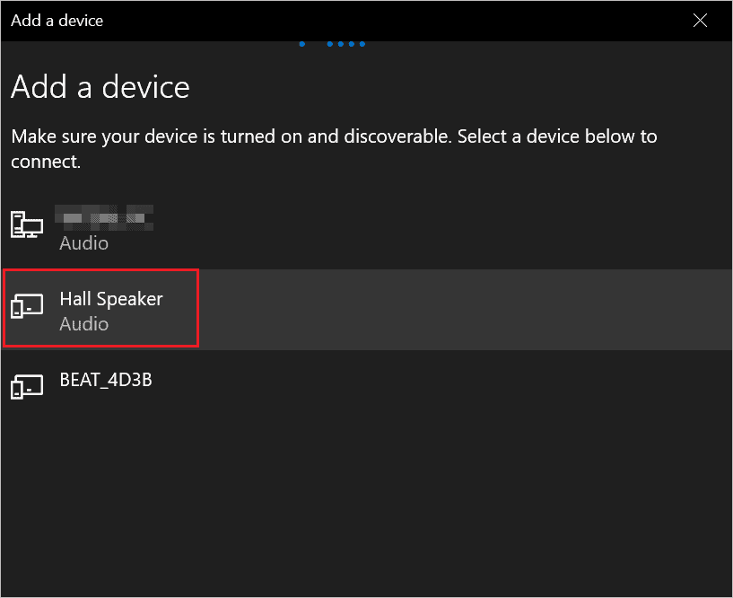 Select Hall Speaker