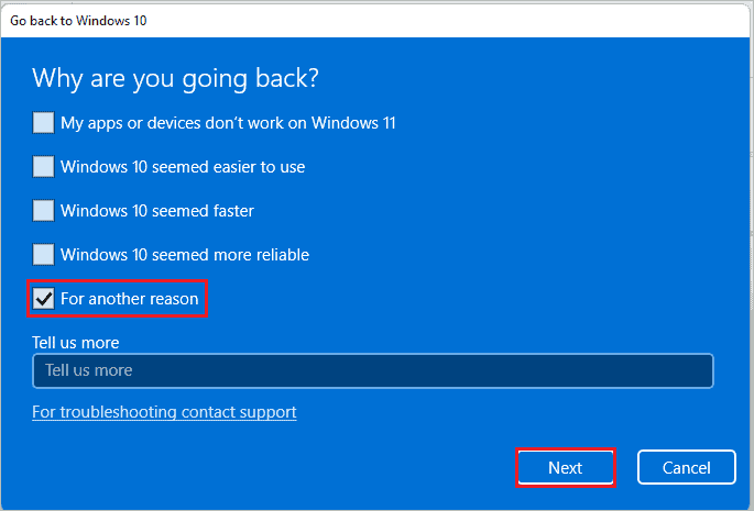 Give the reason to downgrade