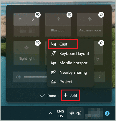Select the settings to add for How to Customize Windows 11 Quick Settings