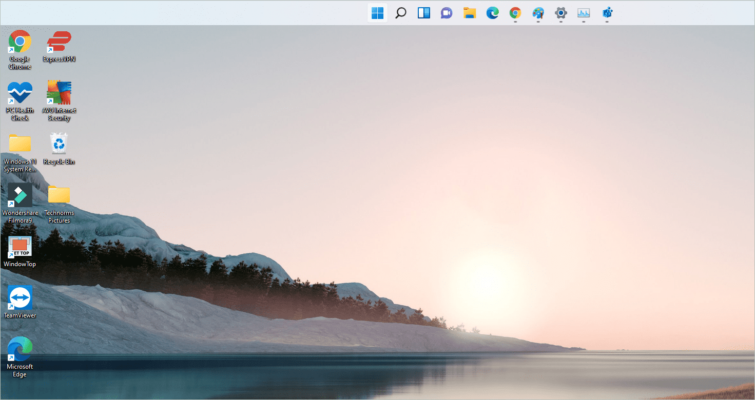 how to move start menu in windows 11 at the top of the screen