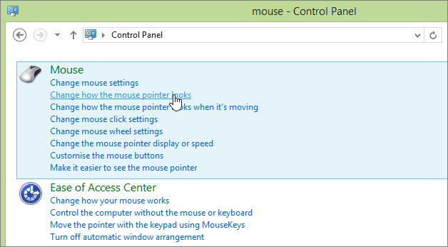 how to customize your cursor windows 8 how to customize your cursor windows 8