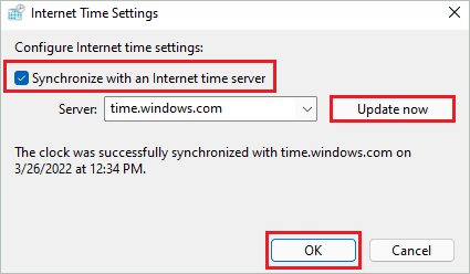  Sync Internet time server