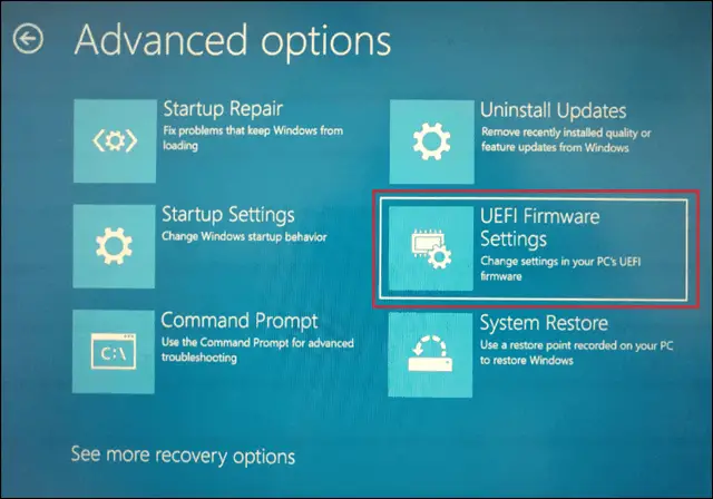 UEFI firmware