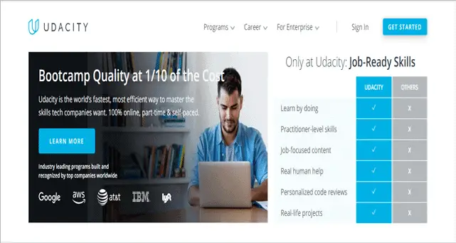 best online learning sites Udacity