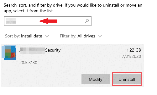 Uninstall antivirus to fix the default gateway is not available windows 10