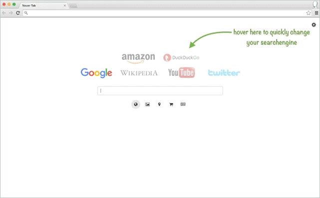 how to add website to google chrome new tab page Universal Search Tab