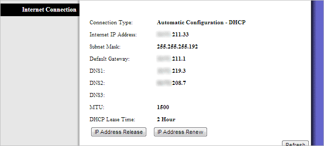 View-IP-address-info-in-a-router