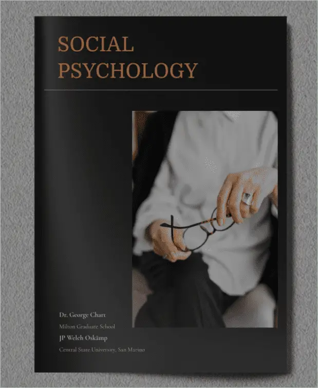 Social Psychology Book Template
