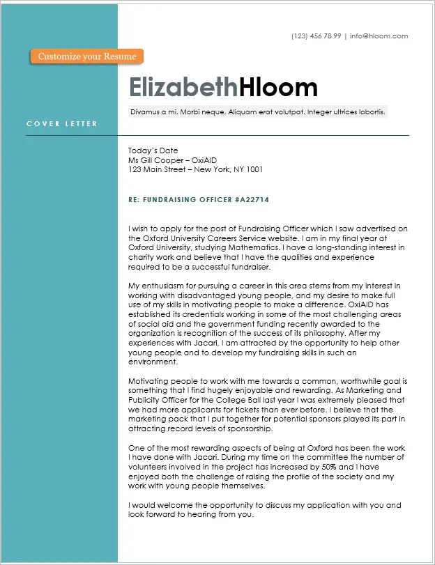 Blueside cover letter template