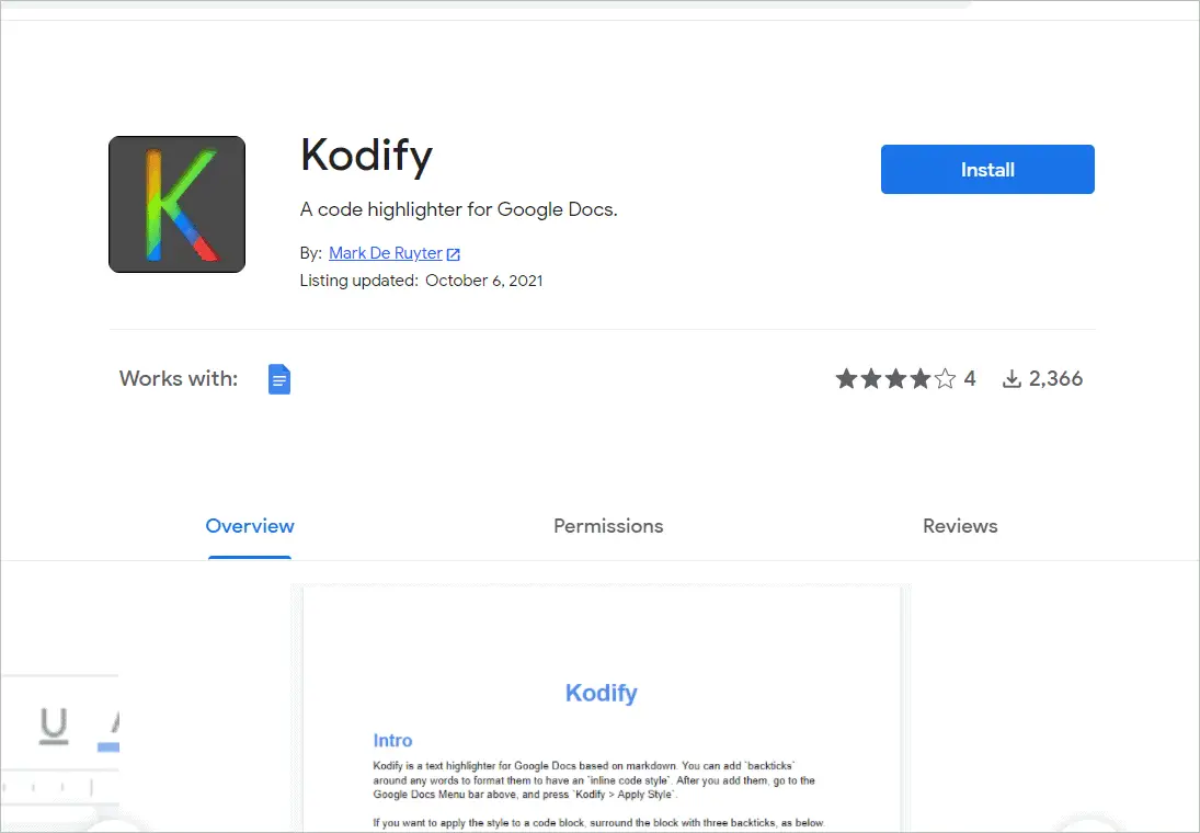 Kodify add-on