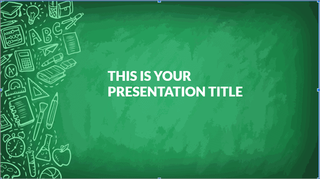 Greenboard Free Google Slides Template