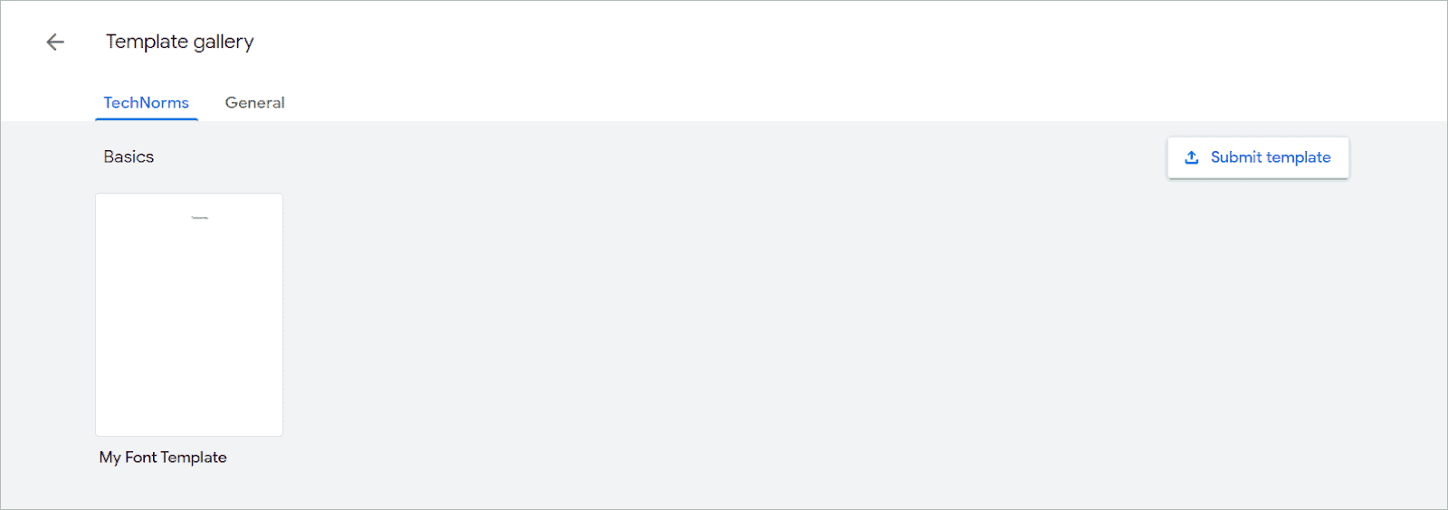 Select the organization tab