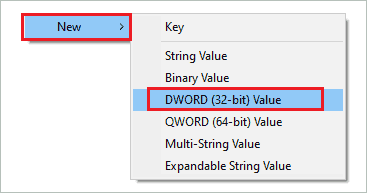 Create a new DWORD to install windows 11 without tpm